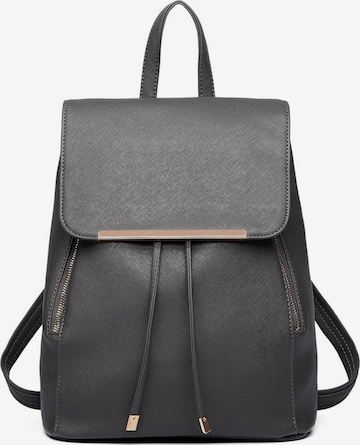 Miss Lulu Backpack in Grey: front