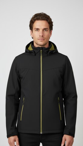 ICEPEAK Outdoorjacke 'Brimfield' in Schwarz: Vorderseite