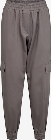 Soyaconcept Tapered Cargo Pants 'AKILA' in Grey: front