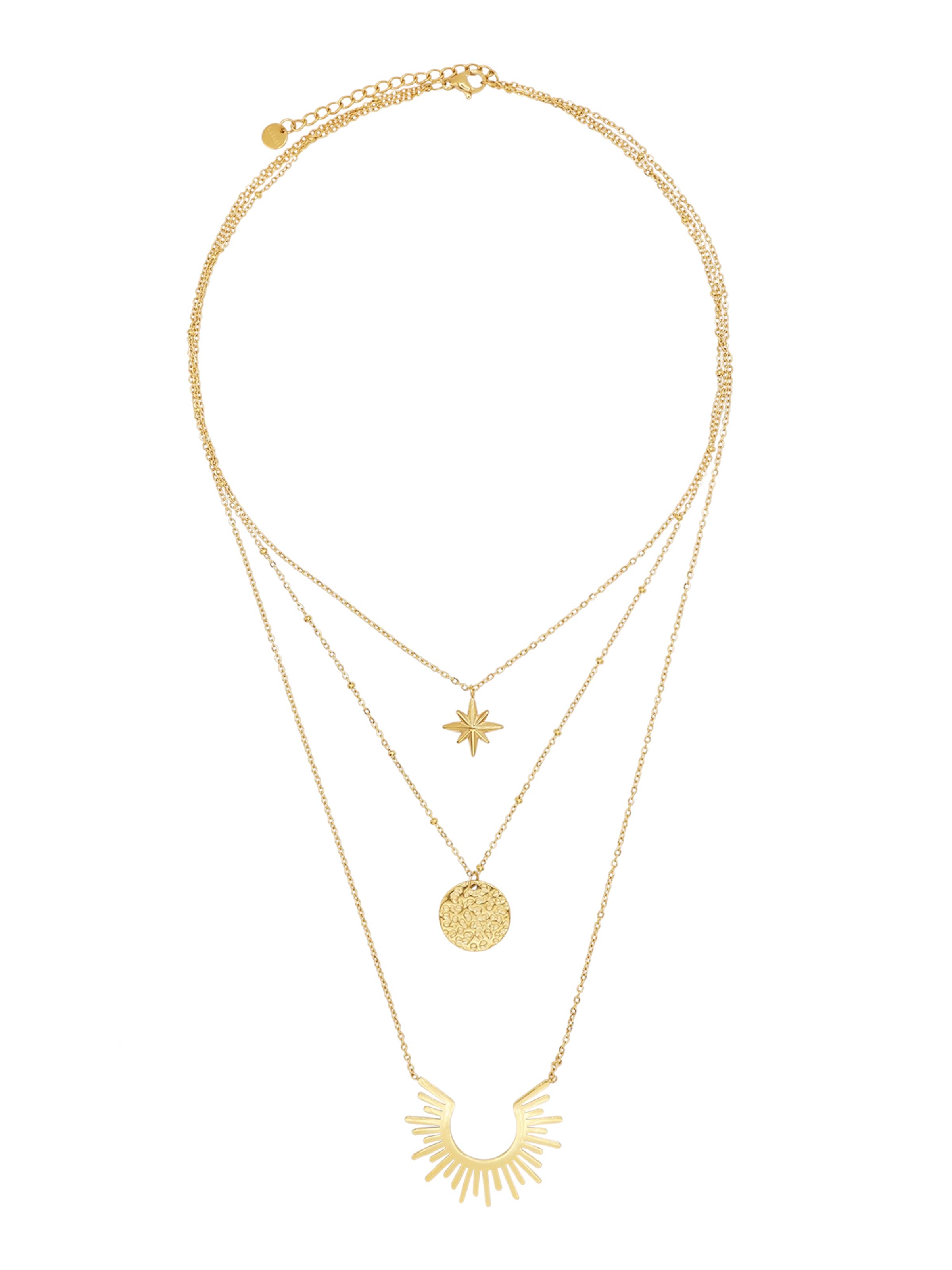 Heideman Necklace 'Drusa' in Gold: front