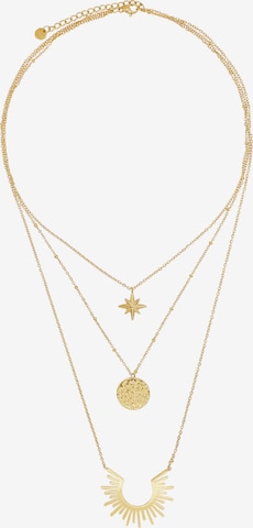 Heideman Necklace 'Drusa' in Gold: front