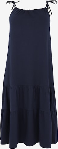 Robe ' ärmellos ' Yoek en bleu : devant