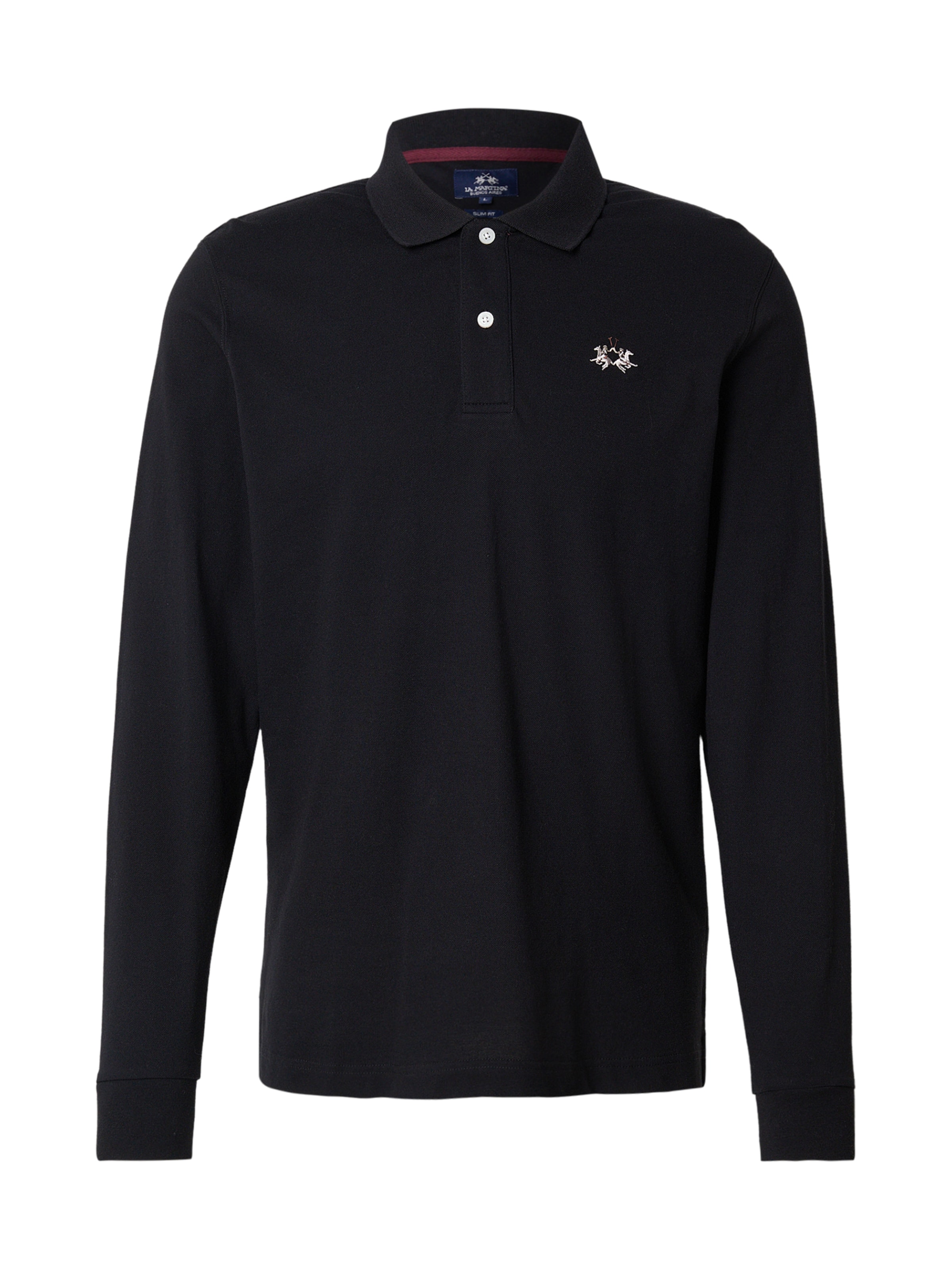 La Martina Camiseta en negro, Vista del producto