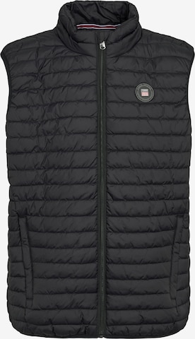 VINSON - Chaleco 'Jaxon' en negro: frente