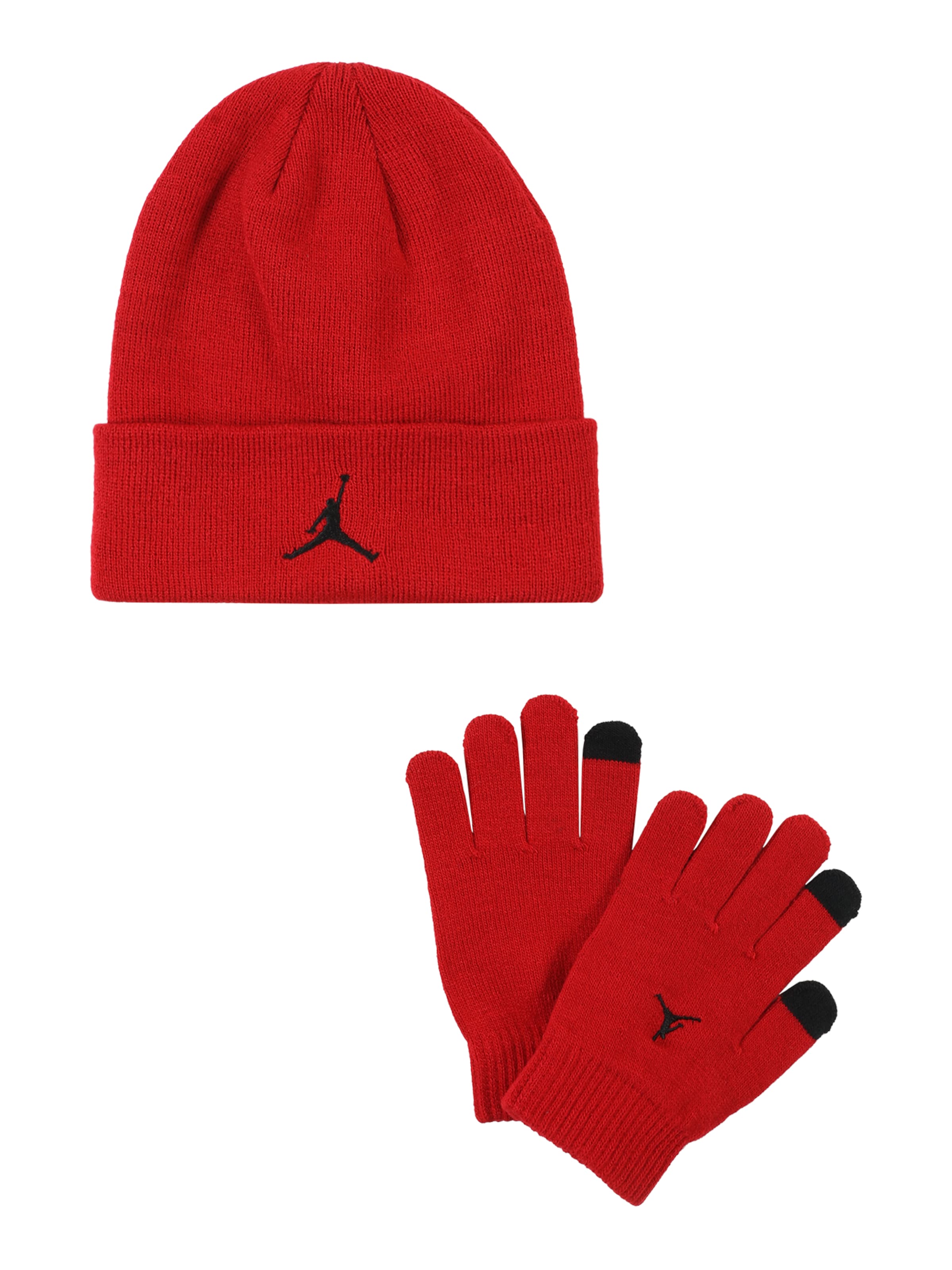 Jordan Beanie 'JAN' in Red: front