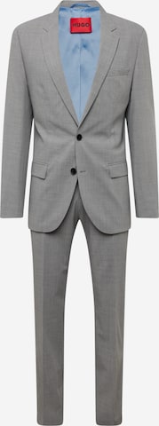 HUGO Slimfit Kostym 'Henry/Getlin232X' i grå: framsida