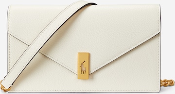 Pochette Polo Ralph Lauren en beige : devant