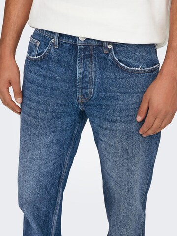 Only & Sons Свободный крой Джинсы 'ONSEDGE' в Синий