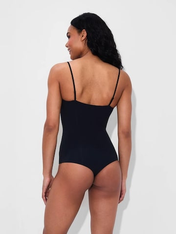 cfab (formerly creamy fabrics) - Body moldeador 'Cami Bodysuit mit String' en negro