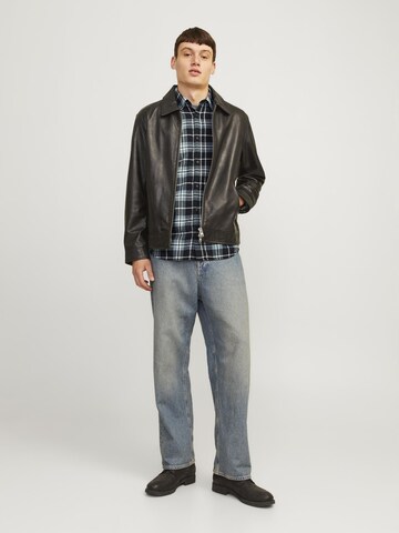 JACK & JONES Slim fit Overhemd 'JJJoshua' in Blauw