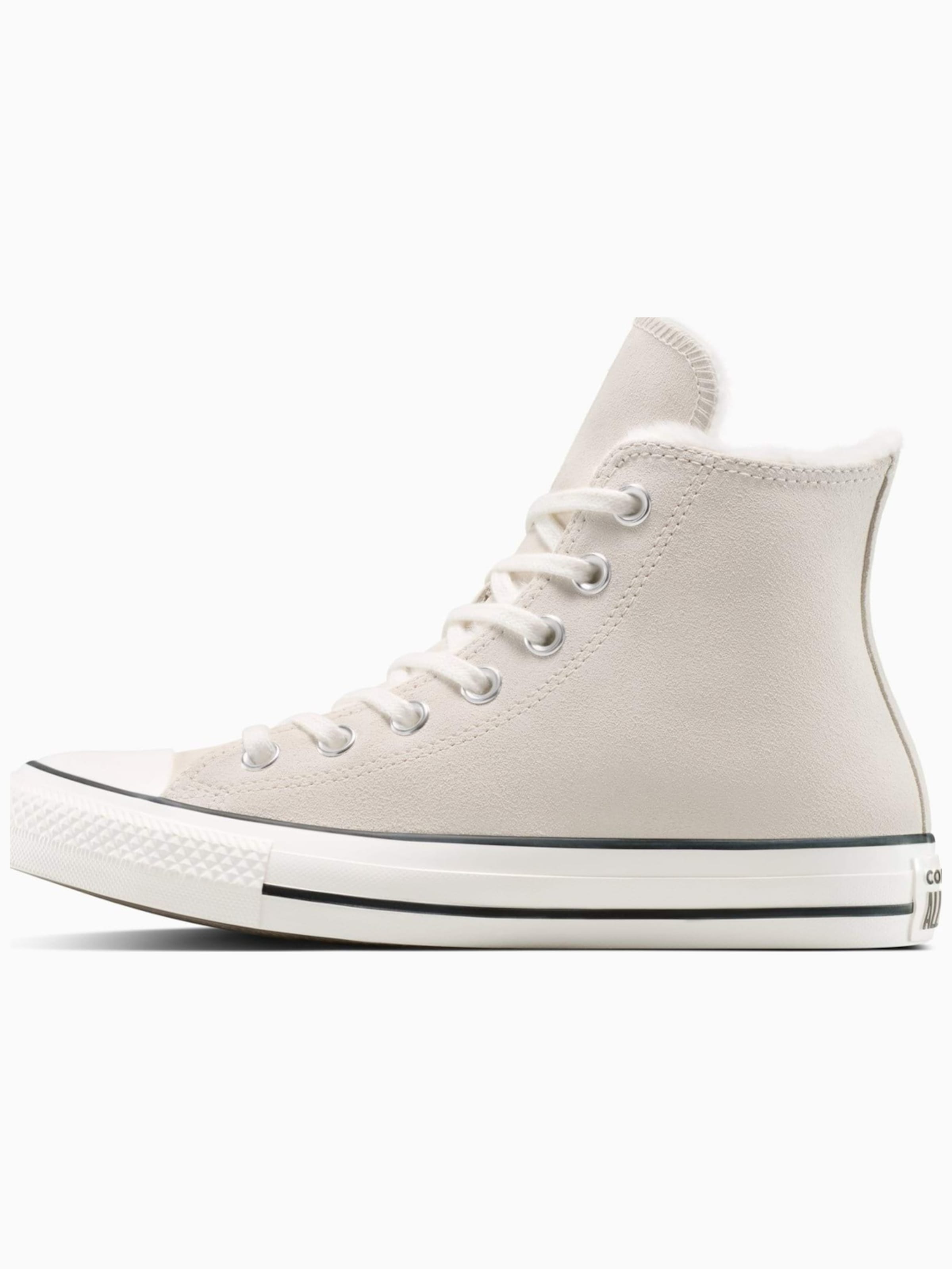 CONVERSE - Zapatillas deportivas altas 'Converse Chuck Taylor All Star Cozy Suede' en beige: frente