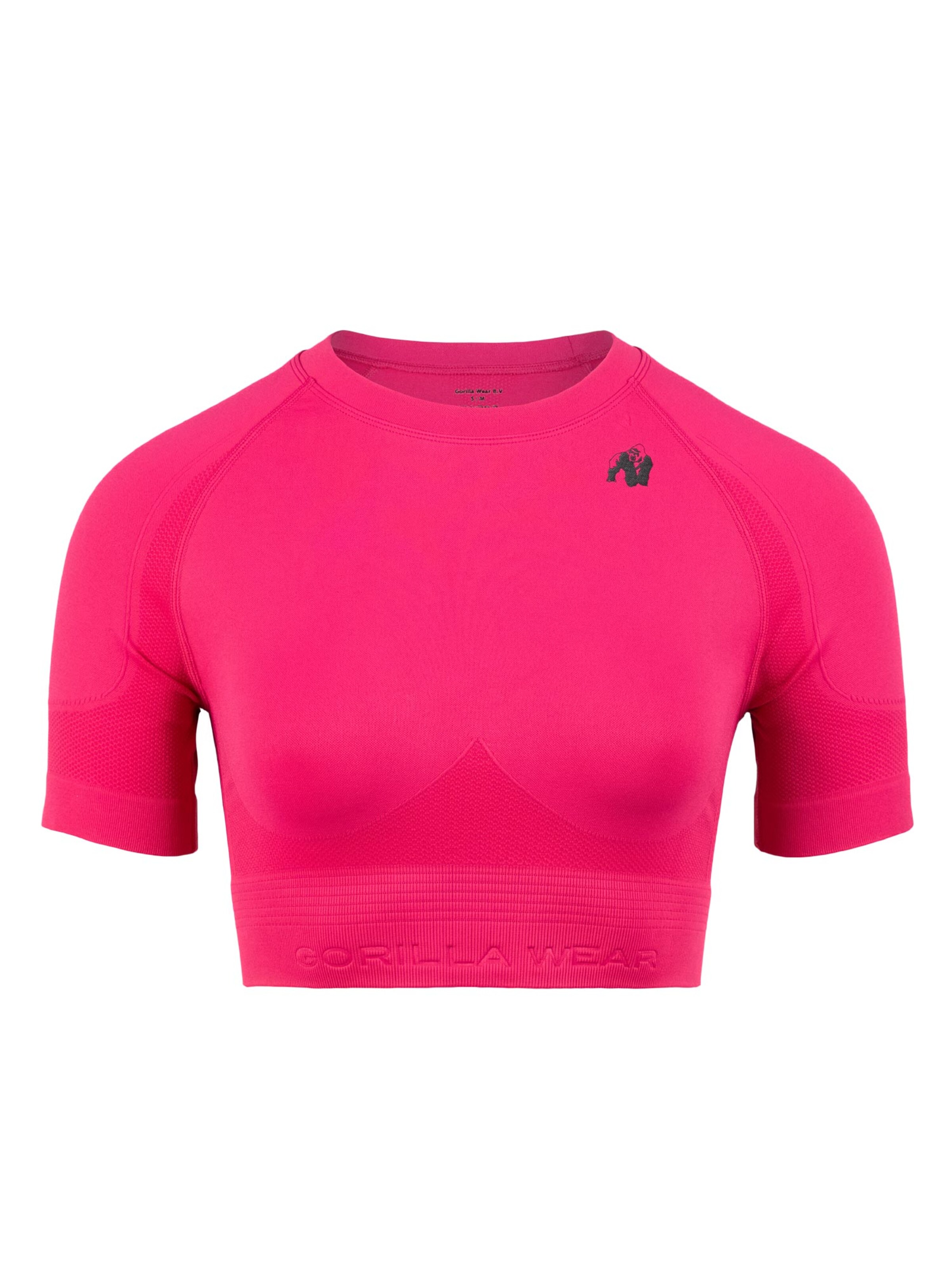 Maglia funzionale 'Whitnye' di Gorilla Wear in rosa: frontale