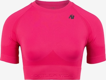 Gorilla Wear Performance shirt 'Whitnye' in Pink: front