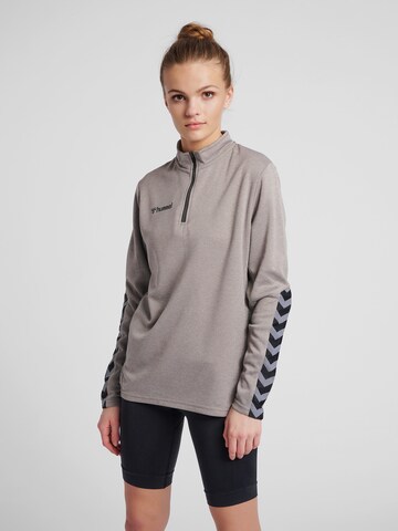 Hummel Sports sweatshirt in Grey: front