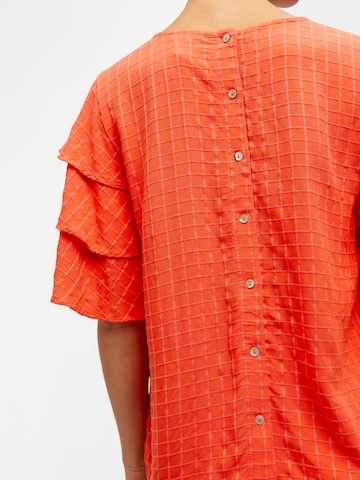 OBJECT Bluzka 'VIVA' w kolorze pomarańczowy