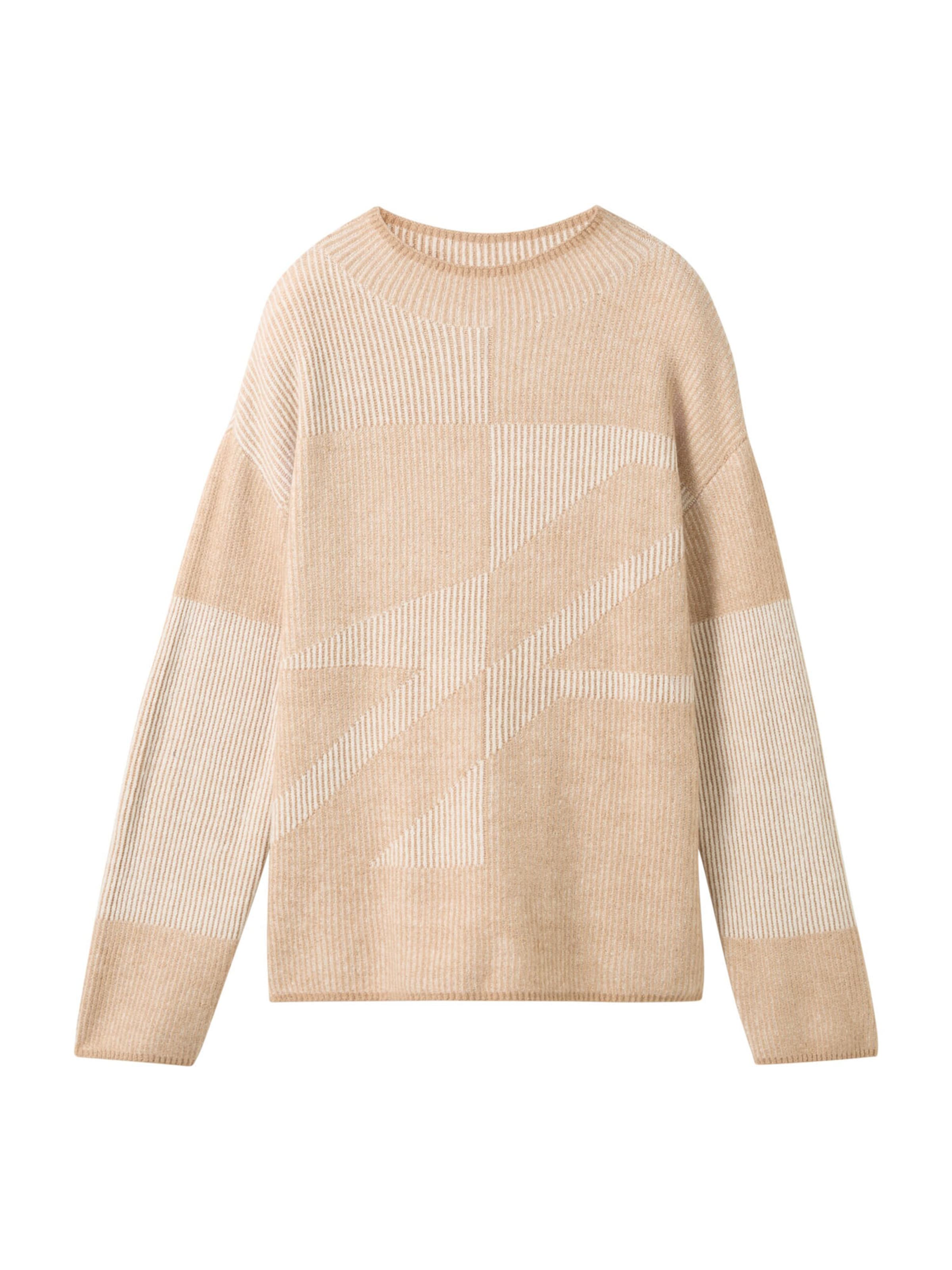 TOM TAILOR Pullover in Beige: Vorderseite