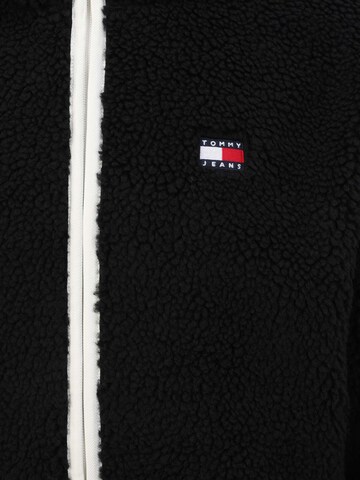 Tommy Jeans Fleecejacka i svart