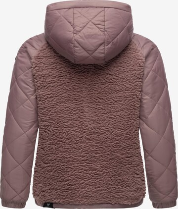 Ragwear Athletic fleece jacket 'Leeloo' in Purple