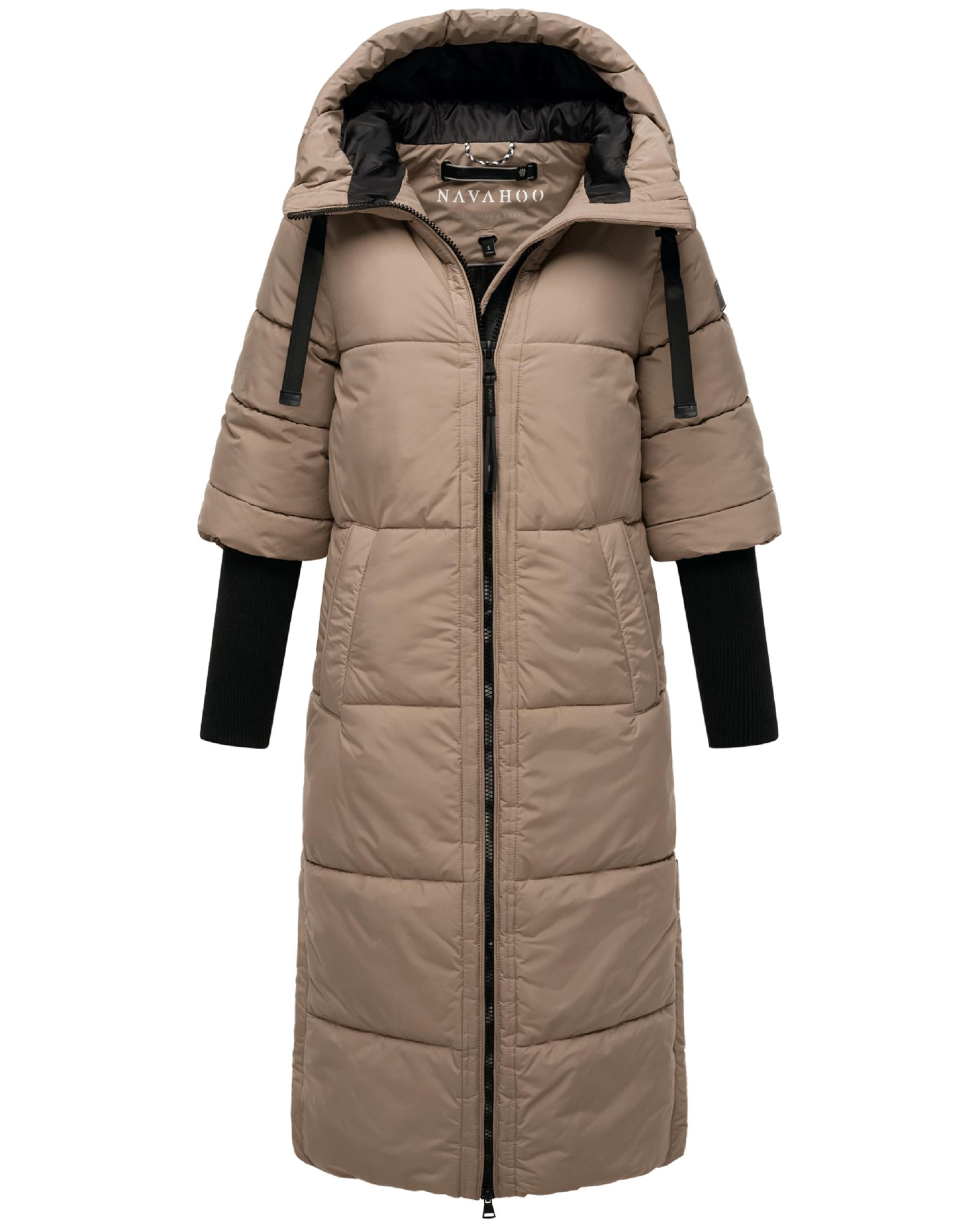 NAVAHOO Talvemantel 'Ciao Miau XIV', värv beež
