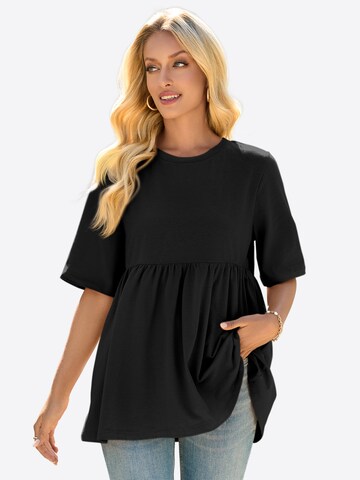 Tunica de la Imily Bela pe negru: față