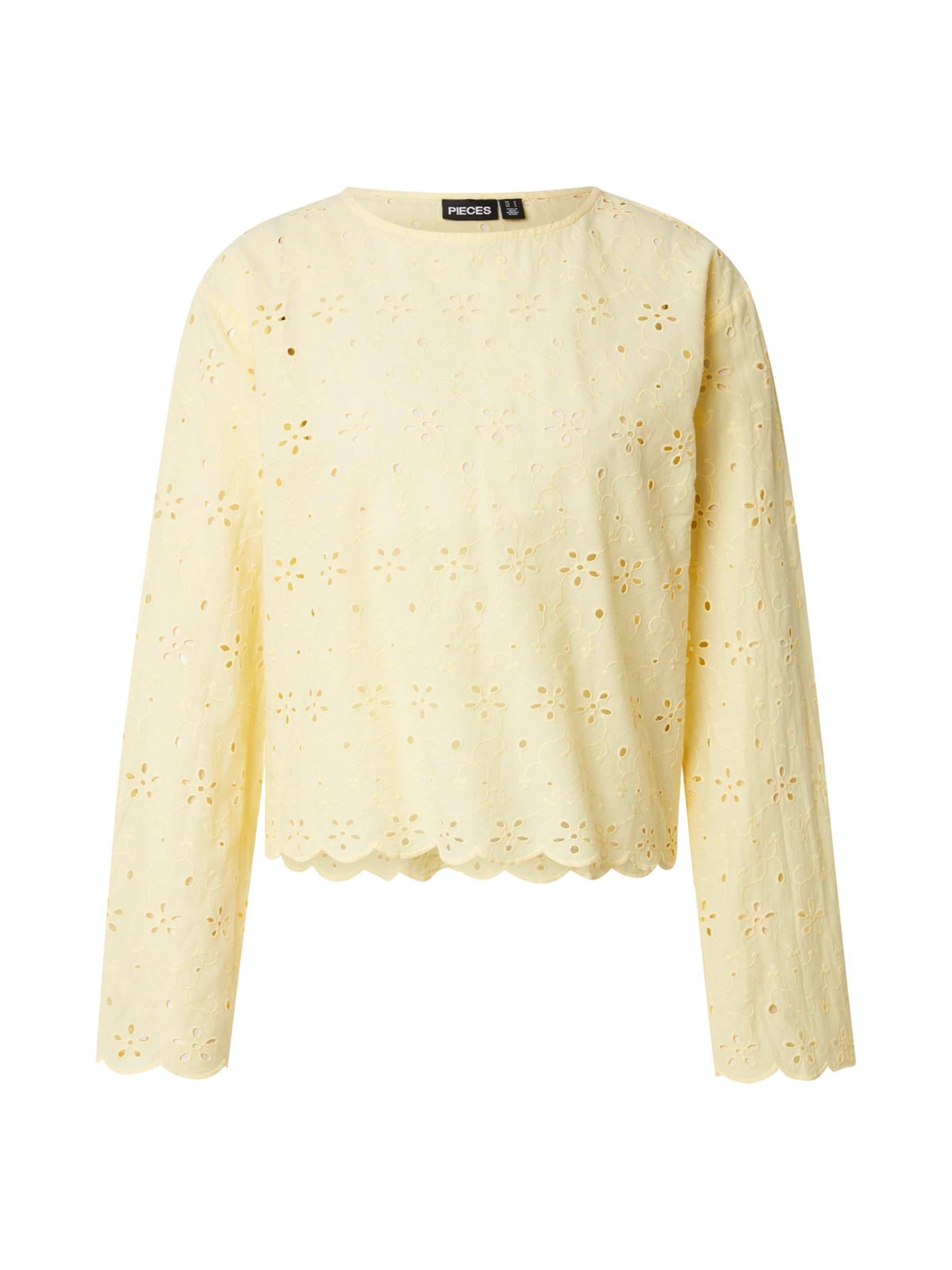 PIECES Bluzka 'PCTARMORINE' w kolorze żółty: przód