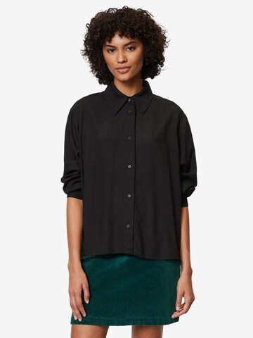 Camicia da donna di Marc O'Polo DENIM in nero: frontale