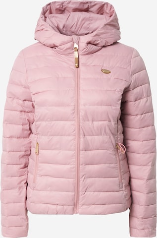 Ragwear Between-Season Jacket 'TIASA' in Pink: front