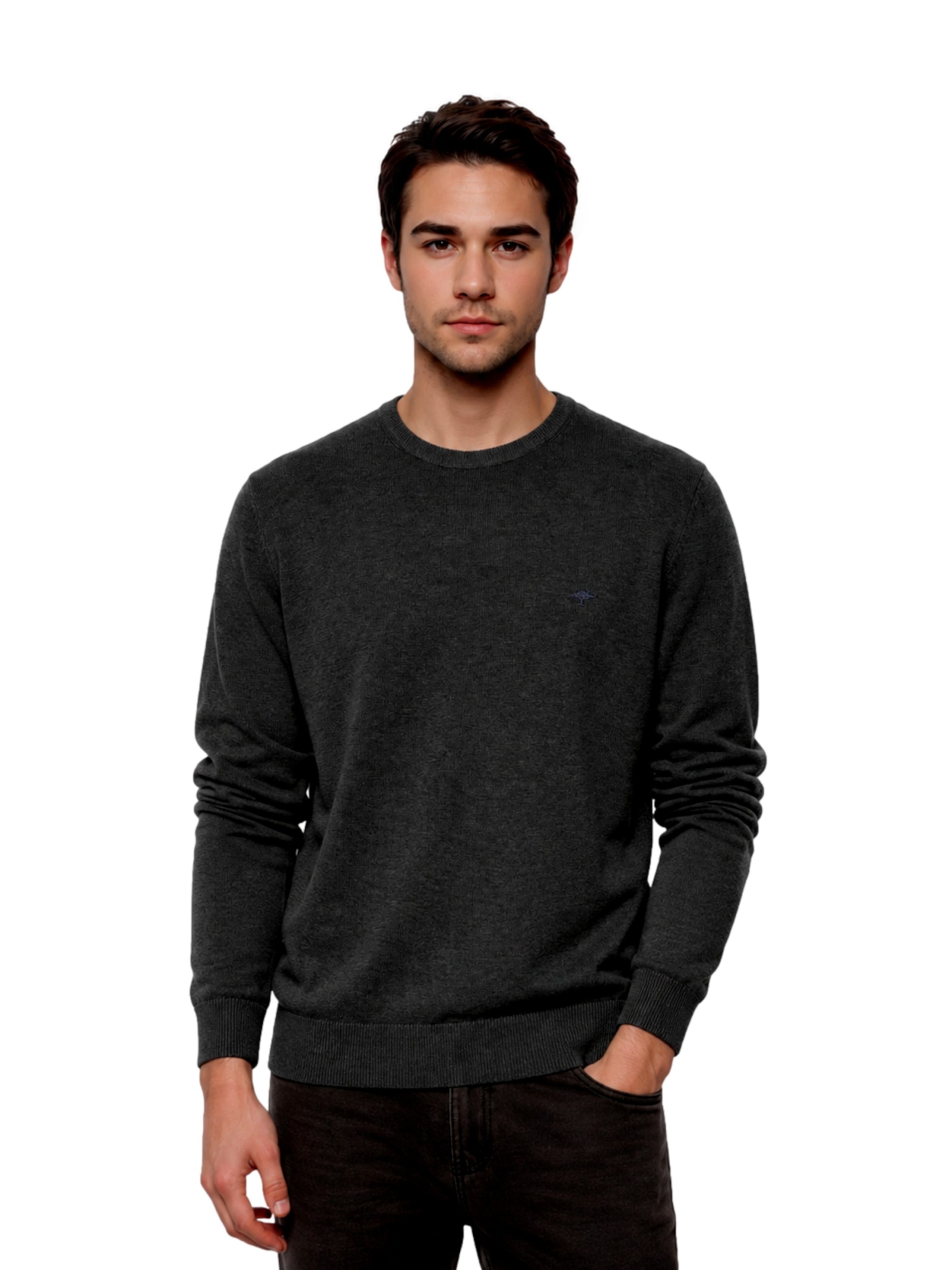 FYNCH-HATTON - Jersey en negro: frente