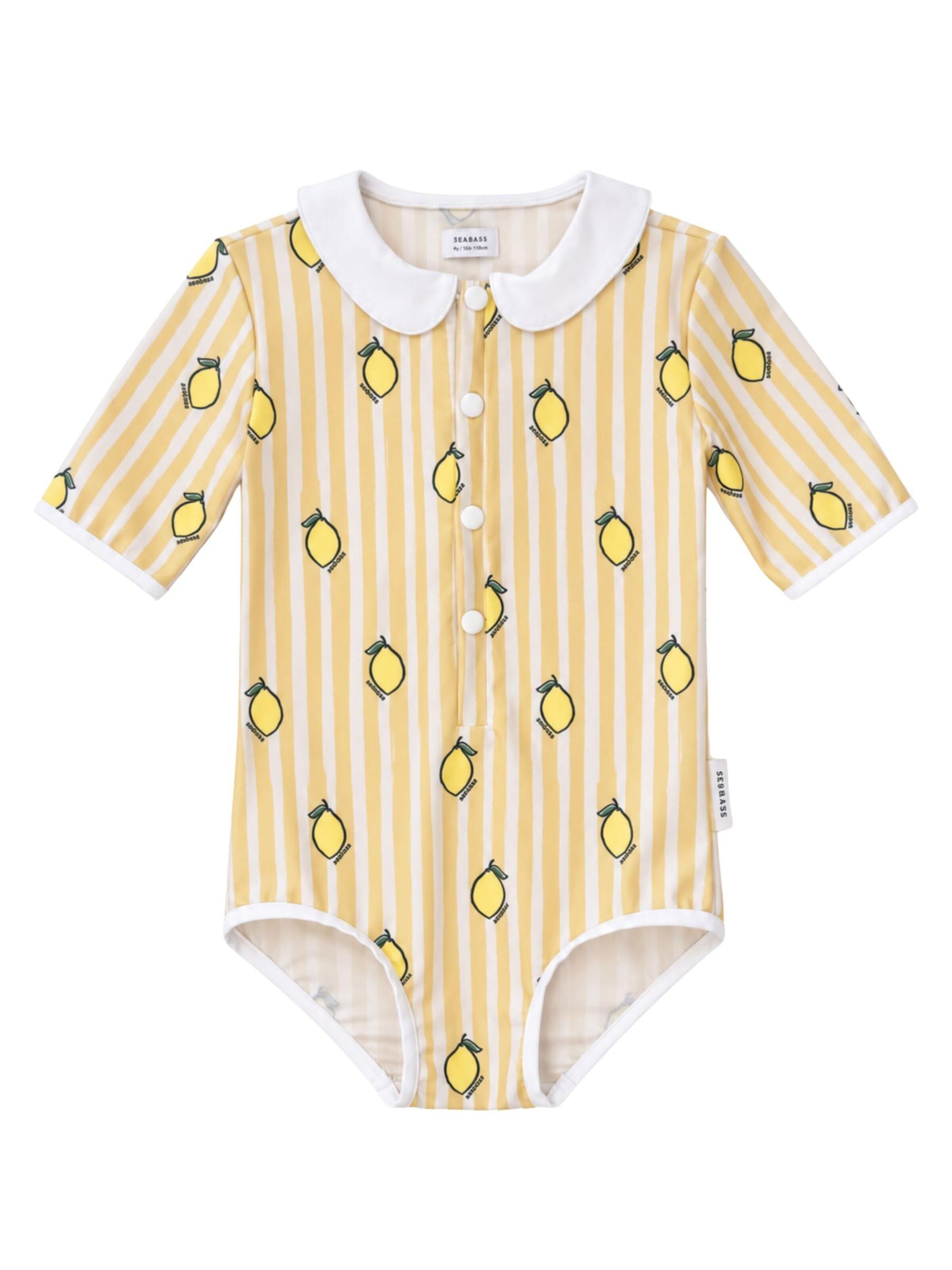 SEABASS Badeanzug 'Girls Swimsuit Coco'‌‌‌‌‌‌‌ in Gelb: Vorderseite