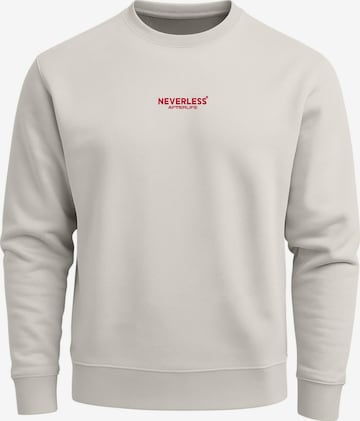 Neverless Sweatshirt 'Red Spider Lilies' in Beige: Vorderseite