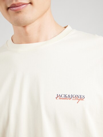 Maglietta 'JORBOSTON' di JACK & JONES in bianco