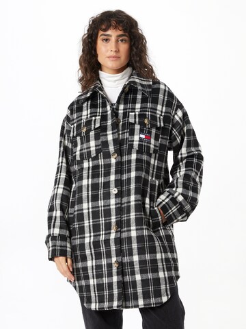 Tommy Jeans Between-Season Jacket in Black: front