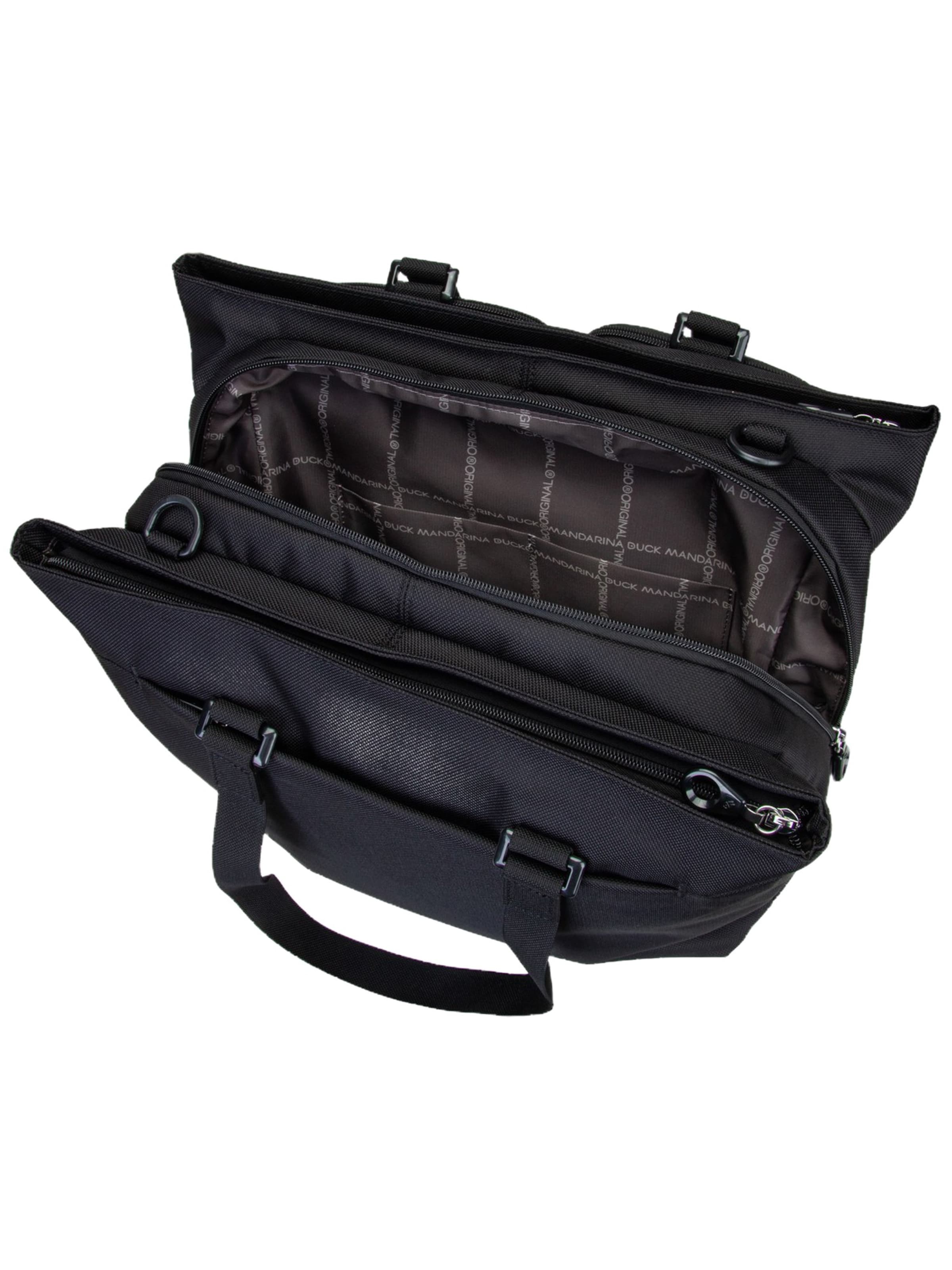 MANDARINA DUCK Shopper ' MD20 Double Zip QMT73 ' in Black