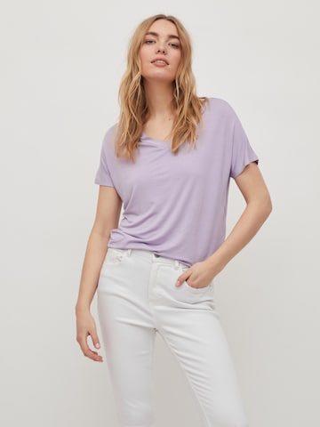 VILA - Camisa 'Belis' em roxo: frente