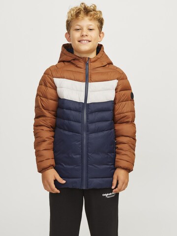 Jack & Jones Junior Zimska jakna 'JJESPRINT' | modra barva: sprednja stran