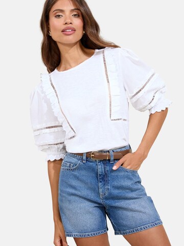 Lipsy Bluse in Weiß: Vorderseite