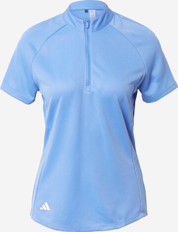 ADIDAS GOLF Performance Shirt in Blue: front