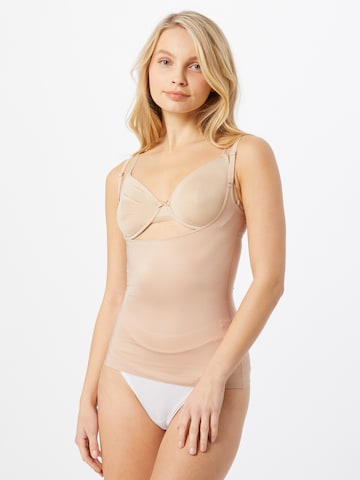 SPANX - Regular Top modelador em bege: frente