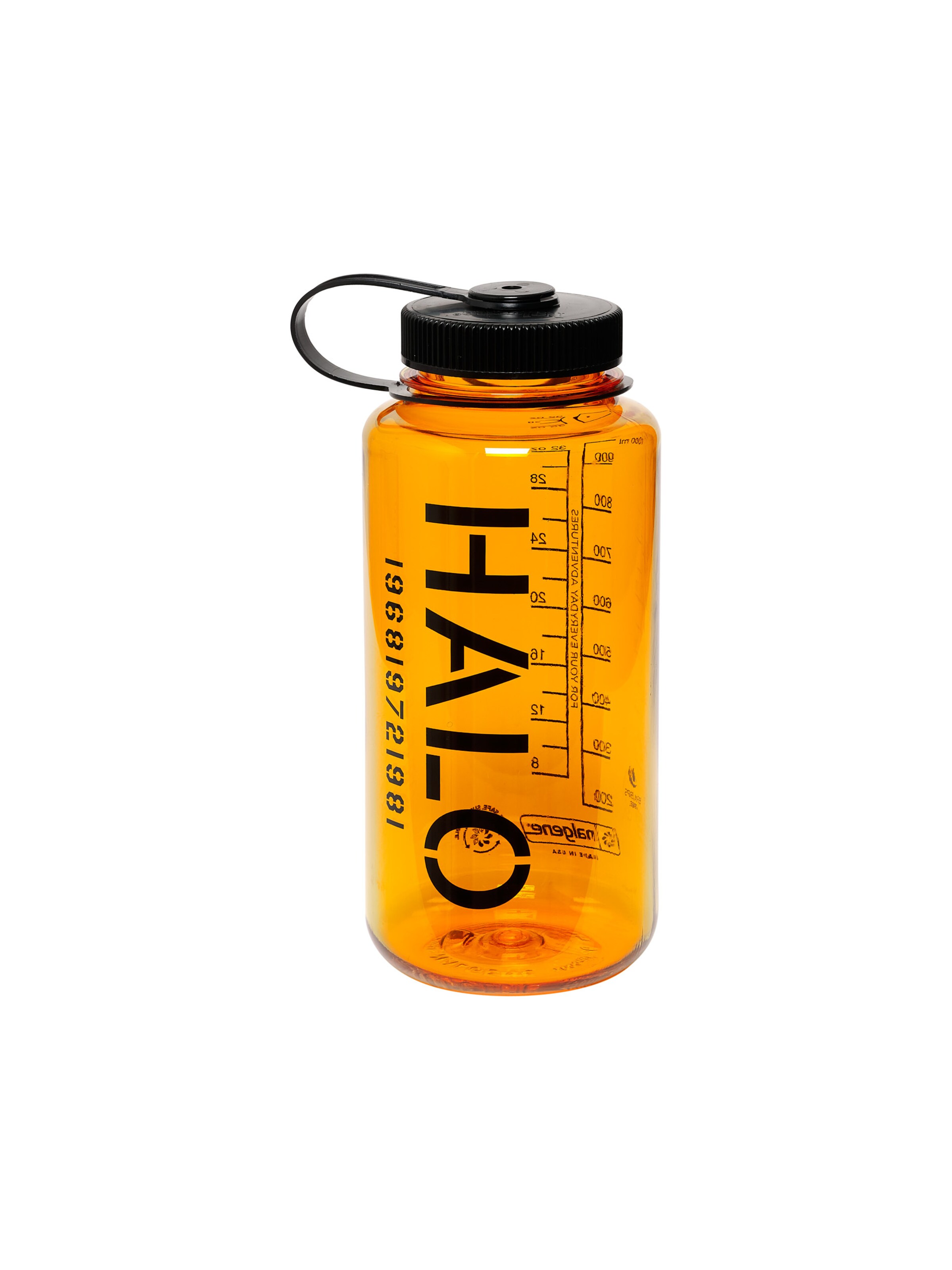 HALO Drinkfles in Oranje: voorkant