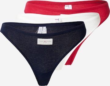 Tommy Hilfiger Underwear Thong in Blue: front