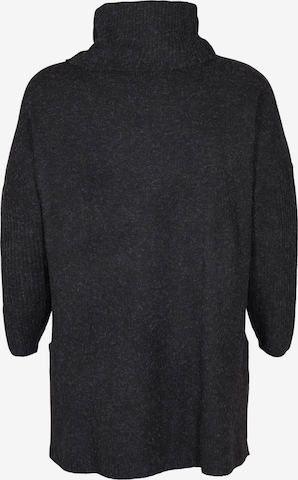 Zizzi Pullover 'SUNNY' in Schwarz