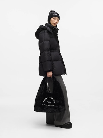 Karl Lagerfeld Mantel in Schwarz