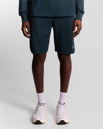 Lyle & Scott Regular Broek in Blauw