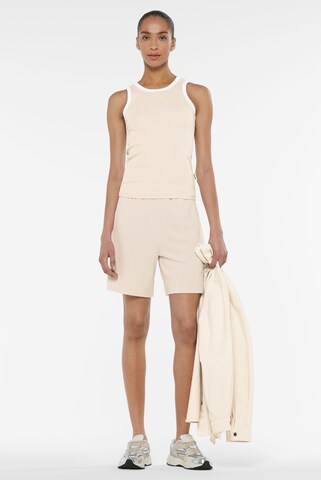 SENSES.THE LABEL Top in Beige: front