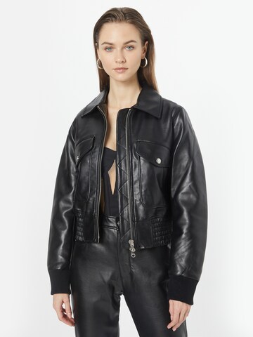 DIESEL Between-Season Jacket 'G-FEIJOA' in Black: front