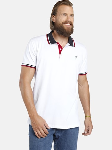 Jan Vanderstorm Poloshirt 'Johan' in Blau: Vorderseite