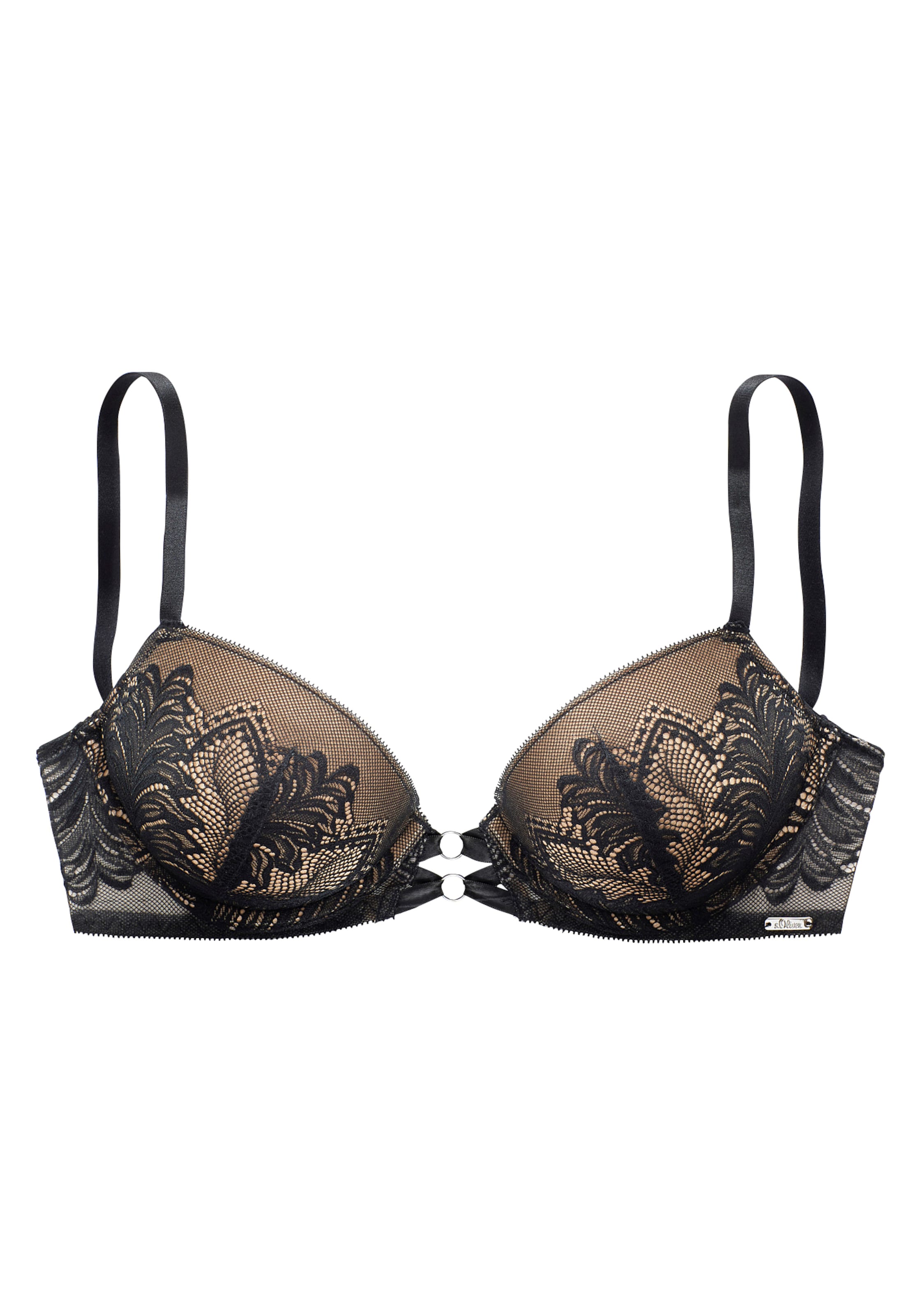 LASCANA Бюстгальтер в Черный: спереди