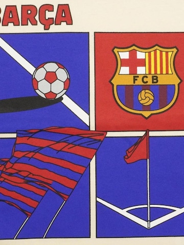 Pyjama 'Short Pajamas Single Jersey FC Barcelona' Cerdá en blanc
