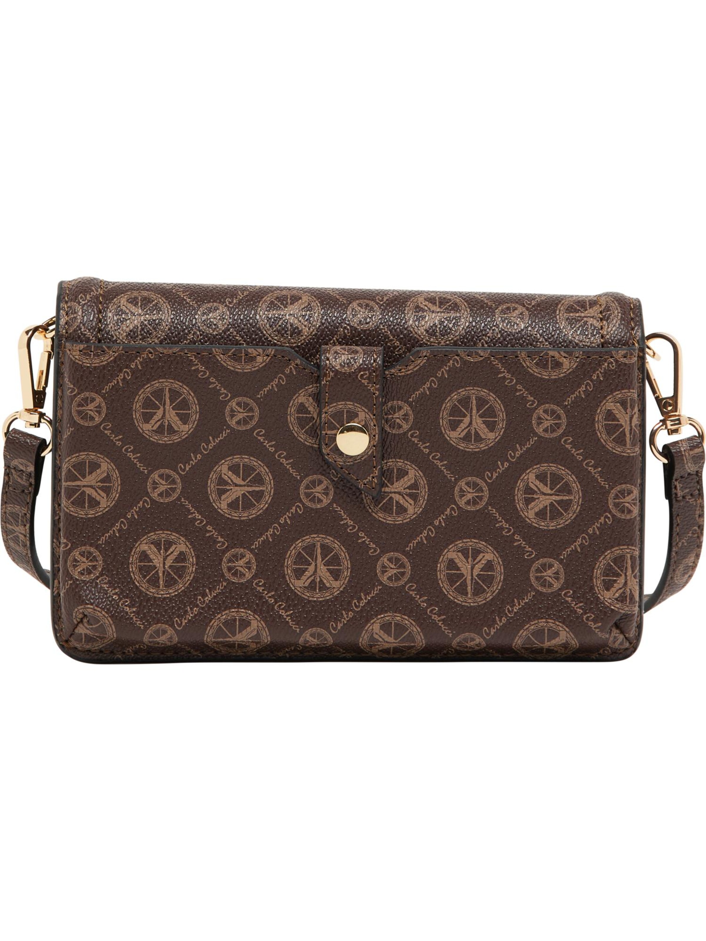 Carlo Colucci Crossbody bag 'Dalbosco' in Brown