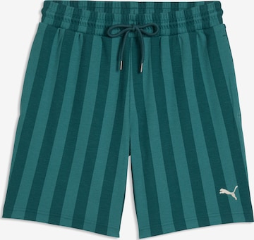 Pantalon PUMA en vert : devant